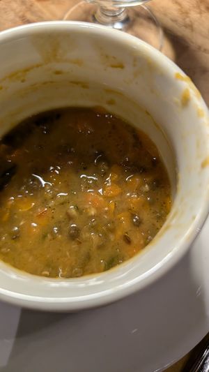 The daal /stew at Bibliothe in Rome