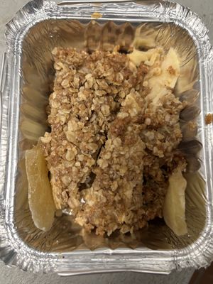 Takeaway dessert “crumble?”  Not yet eaten    at Bibliothe in Rome