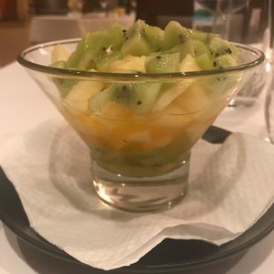 Fruit for dessert  at Kukuriku in Kastav