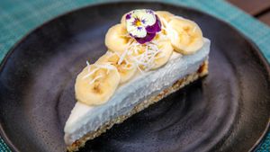 Coconut Cream Pie at Four Seasons Cabana Restaurant in Beverly Hills