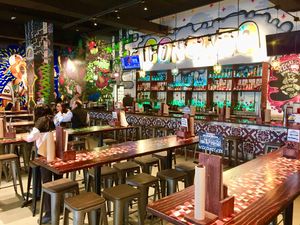 Hip and happening space at Condado Tacos in Beachwood