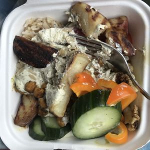 Vegan Buddha bowl  at Down to Earth in Fort Nelson