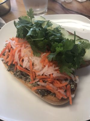My favorite! Vegan bahn mi sandwich!   at The Dragonfly in Ocala