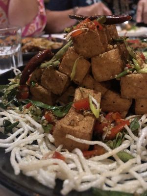 Salt and pepper tofu at Hut & Soul in Adelaide