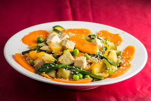 OFFERINGS FROM THE MAIN MENU OF JOY VEGAN / VEGETARIAN RESTAURANT... at Joy in Candolim