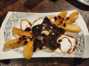 Vegan dessert - dark fantasy at Joy in Candolim