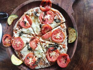 Margarita Pizza at Joy in Candolim