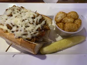 Avocado hoagie (they forgot the avocado) with tempeh  at Mellow Mushroom - Parkway in Pigeon Forge