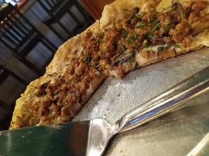 Shitaki pie, so amazing !! at Mellow Mushroom in Knoxville