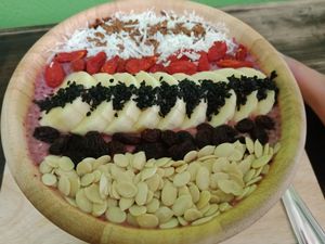 Acai bowl. at Grandma's Garden in Pai