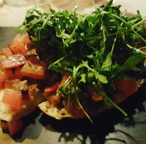 Vegan Bruschetta at Platform 61 in Dublin