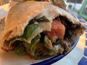 VG burrito  at Zapatista in Durham