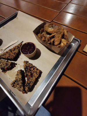 Picture doesn't loon so great but I can assure you the mushrooms, even if very oily, are amazing.  at Patatak - Saint-Gilles in Brussels