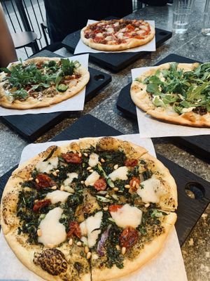 Pizzas  at Virtuous Pie in Toronto