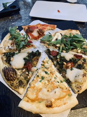 Sharing slices  at Virtuous Pie in Toronto