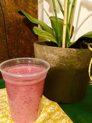 smoothie at Freighthouse Market & Cafe in Lyndonville