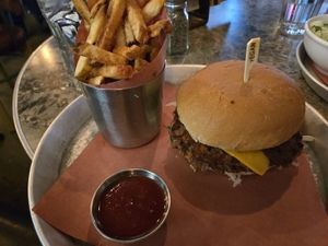 Plant-Based Beertown Burger at Beertown Public House in Waterloo