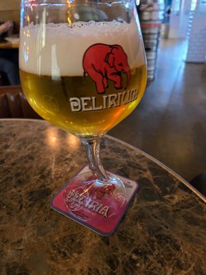 Delirium beer at Beertown Public House in Waterloo