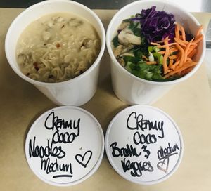 Coconut ramen at Kelley Farm Kitchen in Harpers Ferry