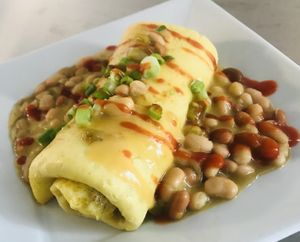 Smothered omelette  at Kelley Farm Kitchen in Harpers Ferry