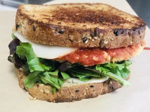 Chikn parm  at Kelley Farm Kitchen in Harpers Ferry