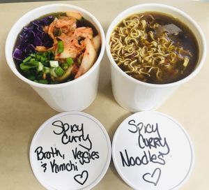 Spicy curry ramen at Kelley Farm Kitchen in Harpers Ferry