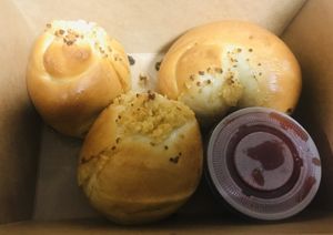 Garlic knots at Kelley Farm Kitchen in Harpers Ferry