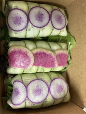 Spring rolls  at Kelley Farm Kitchen in Harpers Ferry