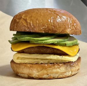 Breakfast sandwiches  at Kelley Farm Kitchen in Harpers Ferry