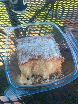 Apple cider Donut cake at Kelley Farm Kitchen in Harpers Ferry