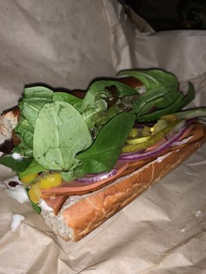 Italian hoagie  at Kelley Farm Kitchen in Harpers Ferry
