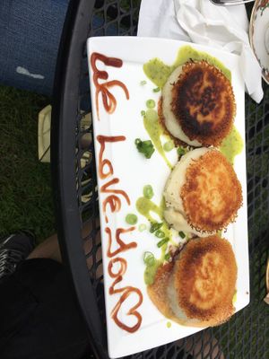 Our appetizer  at Kelley Farm Kitchen in Harpers Ferry