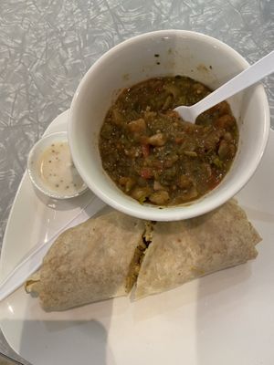 They kindly packed our smothered breakfast burrito so we could easily reheat  at Kelley Farm Kitchen in Harpers Ferry