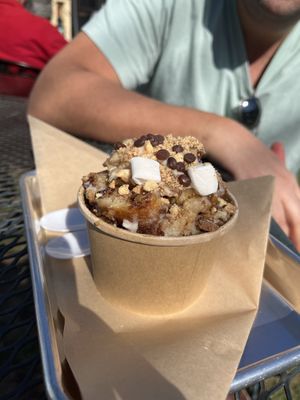 S'mores bread pudding   at Kelley Farm Kitchen in Harpers Ferry
