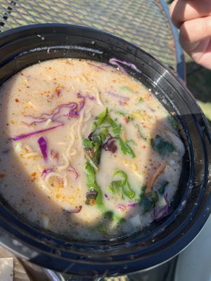 Coconut ramen   at Kelley Farm Kitchen in Harpers Ferry