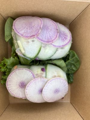 Raw spring rolls  at Kelley Farm Kitchen in Harpers Ferry