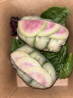 Spring rolls  at Kelley Farm Kitchen in Harpers Ferry