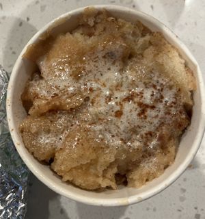 Cinnamon cream bread pudding 😍  at Kelley Farm Kitchen in Harpers Ferry