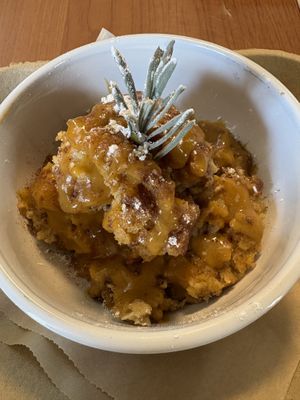 Pumpkin spice bread pudding 😍  at Kelley Farm Kitchen in Harpers Ferry