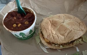 Big Vedge with chili 🤍🌱  at Kelley Farm Kitchen in Harpers Ferry