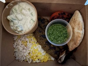 Kebab special 🤍🌱  at Kelley Farm Kitchen in Harpers Ferry