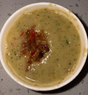 Cream of broccoli soup (special) 🤍🌱  at Kelley Farm Kitchen in Harpers Ferry