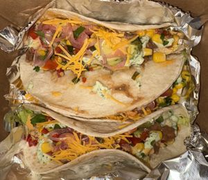 Pinto and guac tacos (special) 🤍🌱  at Kelley Farm Kitchen in Harpers Ferry