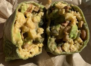 Breakfast burrito 🌯🤍🌱 #Veganuary at Kelley Farm Kitchen in Harpers Ferry