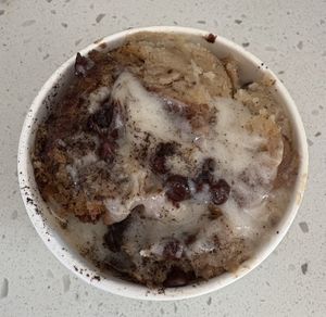 Tiramisu bread pudding 🤍🌱  at Kelley Farm Kitchen in Harpers Ferry