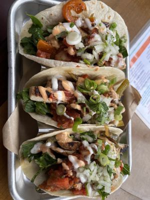 Chick’n Tacos  at Kelley Farm Kitchen in Harpers Ferry