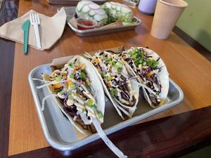 Korean tacos  at Kelley Farm Kitchen in Harpers Ferry