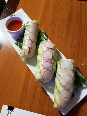 Fresh Spring Rolls - Yum! at Kelley Farm Kitchen in Harpers Ferry