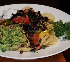 Nachos Grande...don't let my photo fool you this is BIG! at Kelley Farm Kitchen in Harpers Ferry