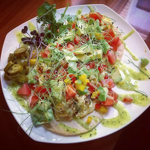 Huevos rancheros at Kelley Farm Kitchen in Harpers Ferry